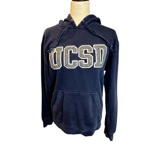 UCSD navy classic hoodie Size Medium EUC